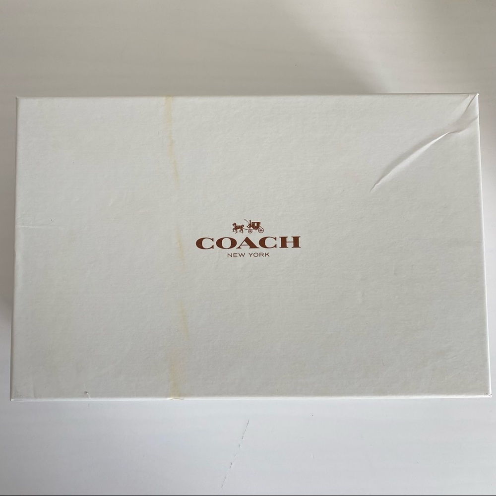 NEW Coach, Brown/Gold Signature Felisha Slip On Loafers, Size 8 - Picture 8 of 8